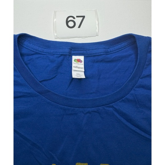 Fueled By Tacos & Sarcasm Long Sleeve Shirt Blue 3XL - Picture 2 of 5